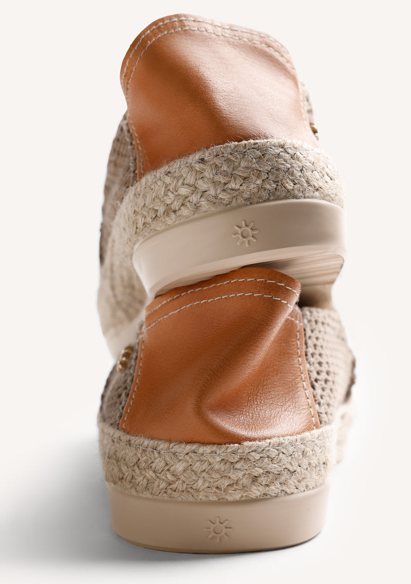 ESPADRILLES MAILLE KAKI