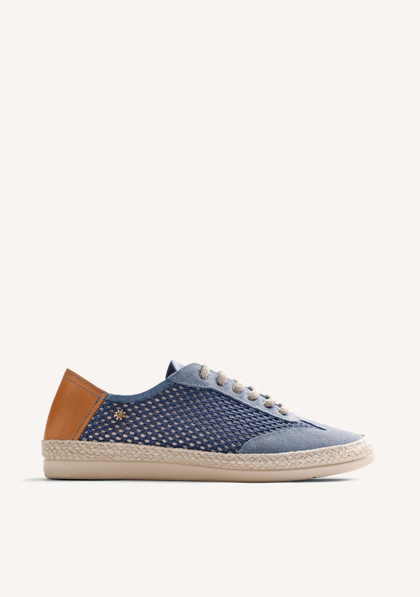 BLUE MESH SNEAKERS