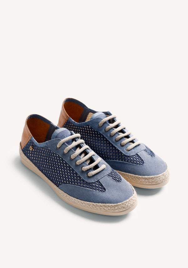 BLUE MESH SNEAKERS