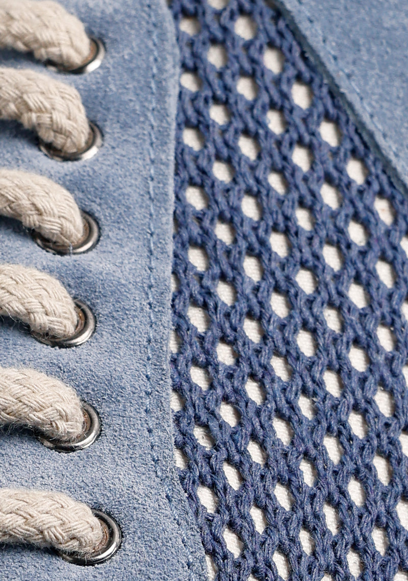 BLUE MESH SNEAKERS