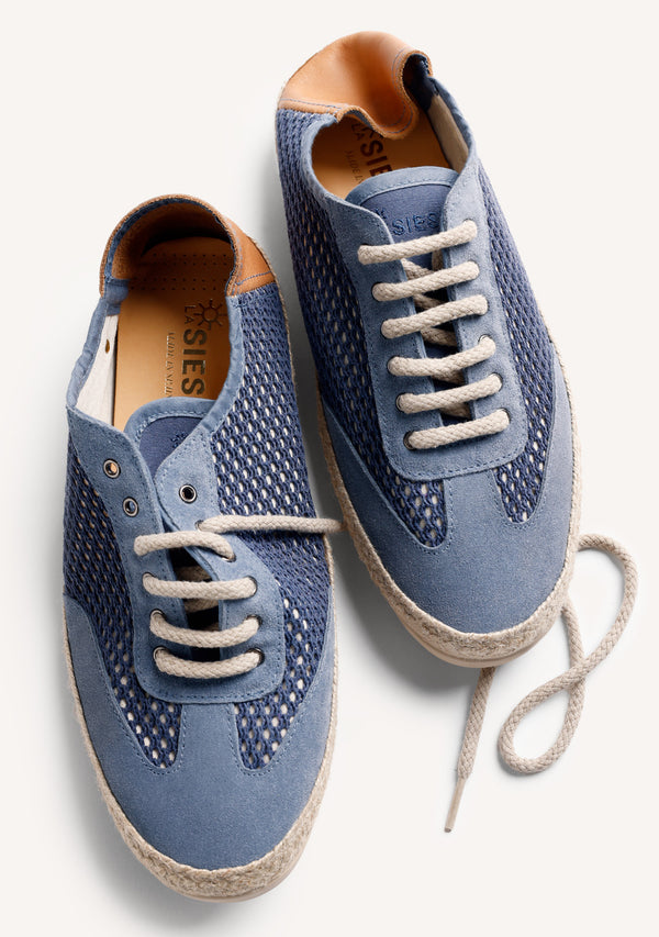 BLUE MESH SNEAKERS