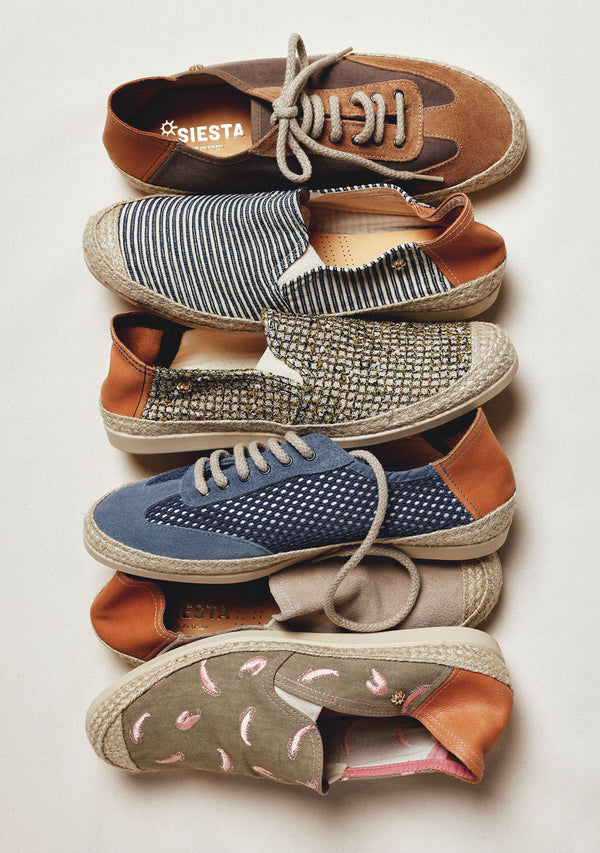 ESPADRILLES RAYURES BLEUES