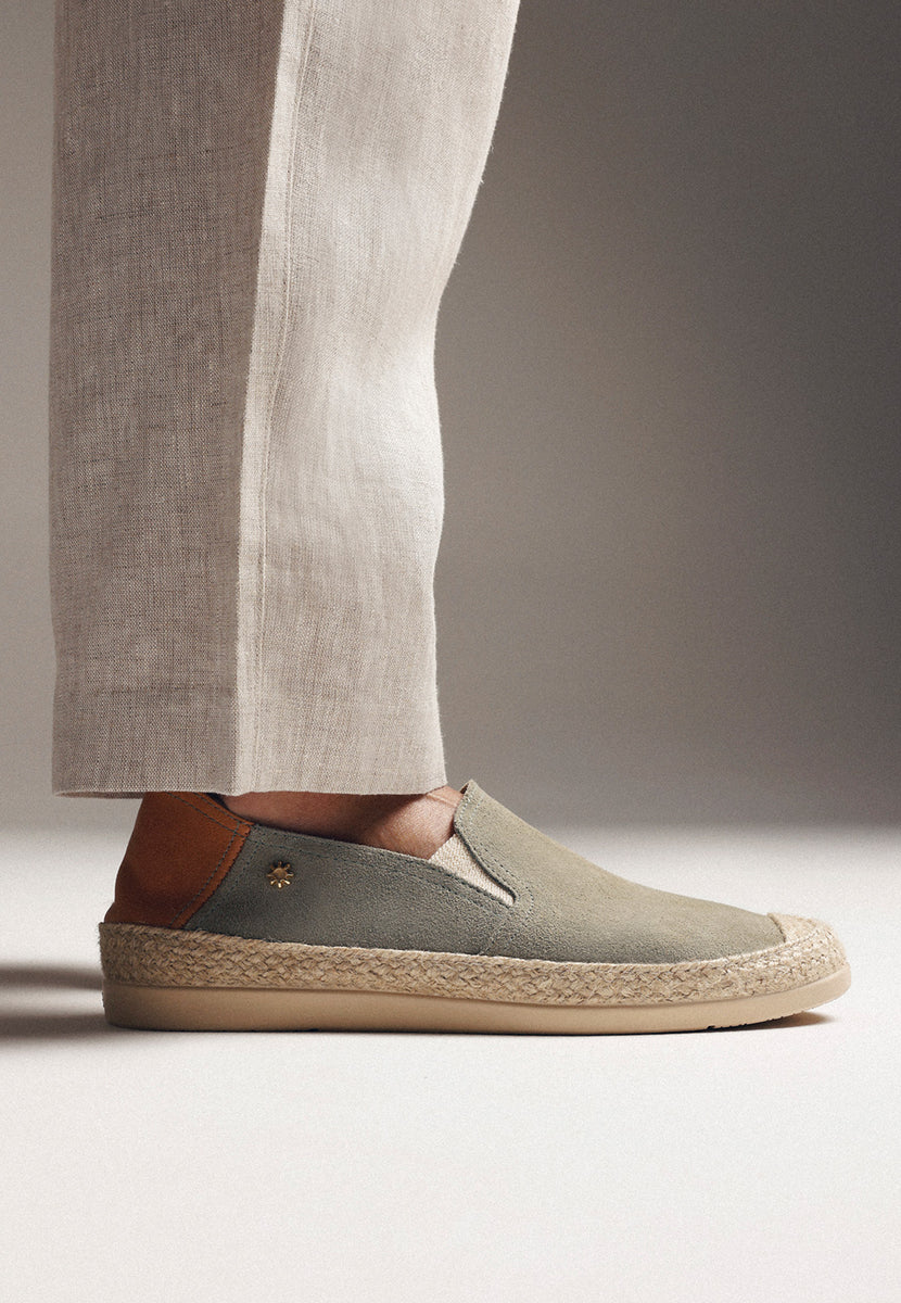 ALPARGATAS CAQUIS PIEL