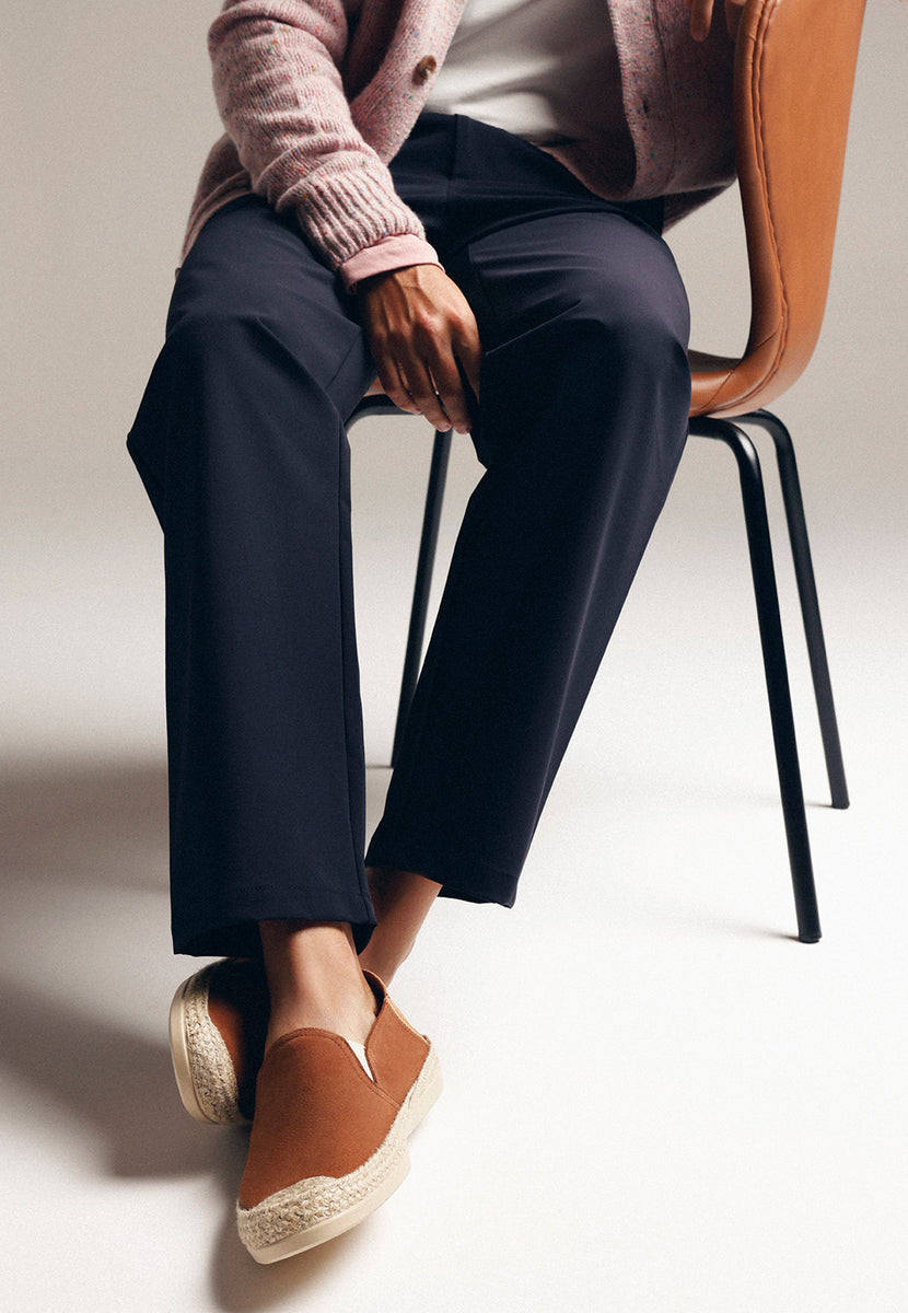 ALPARGATAS MARRONES PIEL