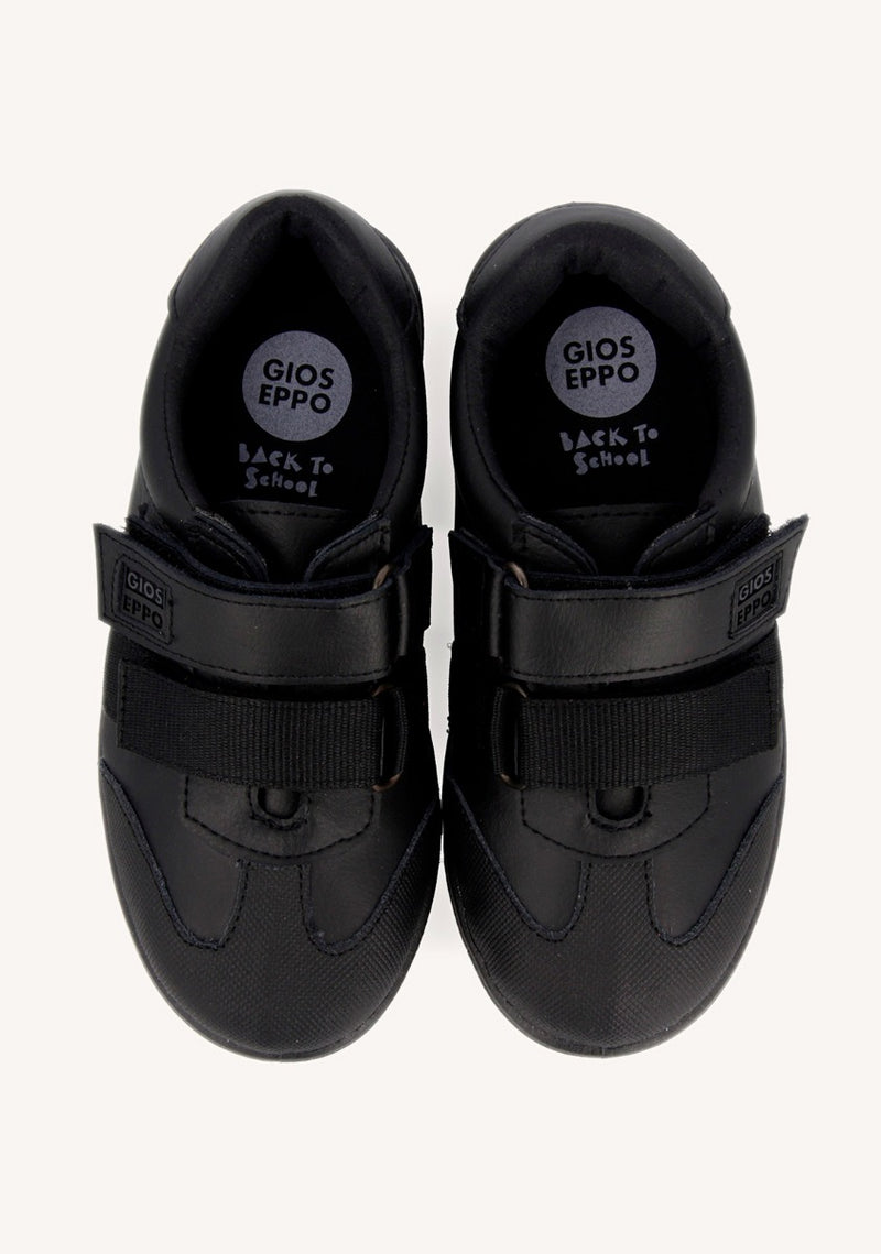ZAPATOS COLEGIALES DE PIEL EN NEGRO SALCHA