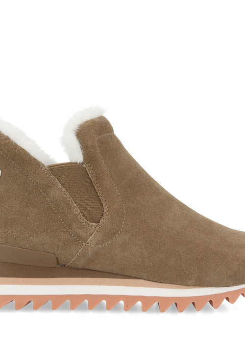 Sneakers estilo botín slip on con mini cuña para mujer ECKERO