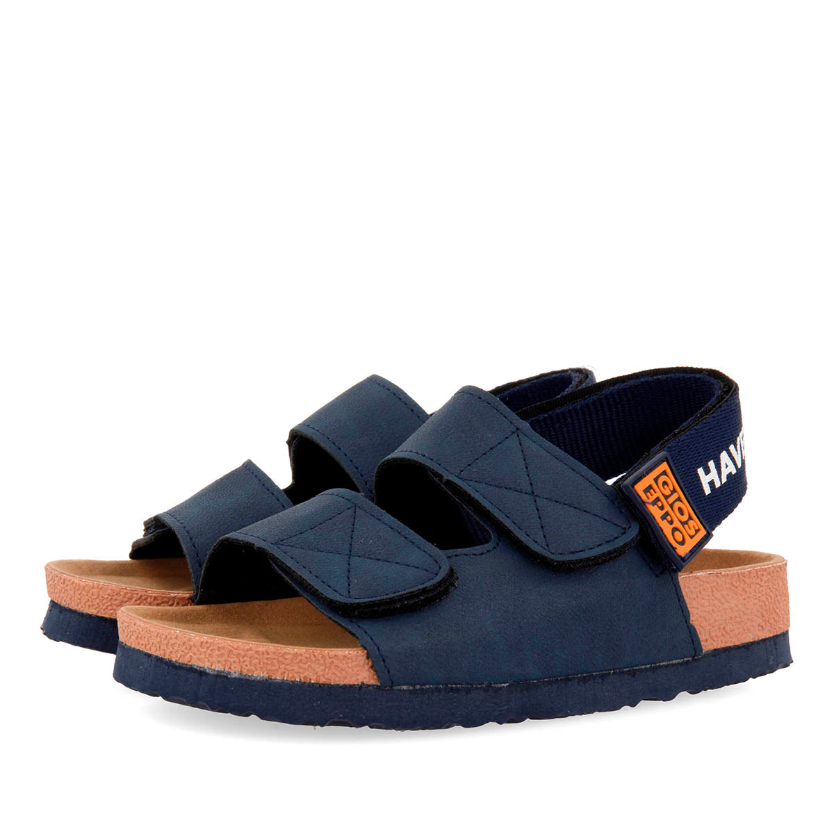 Chanclas estilo bio color marino para niño DESSEL