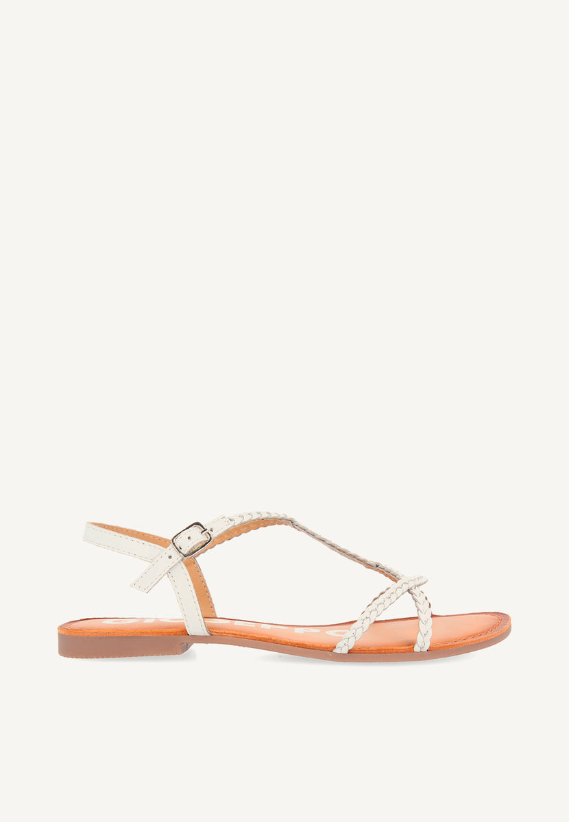 SANDALIAS BLANCAS PARA MUJER OSSIAN