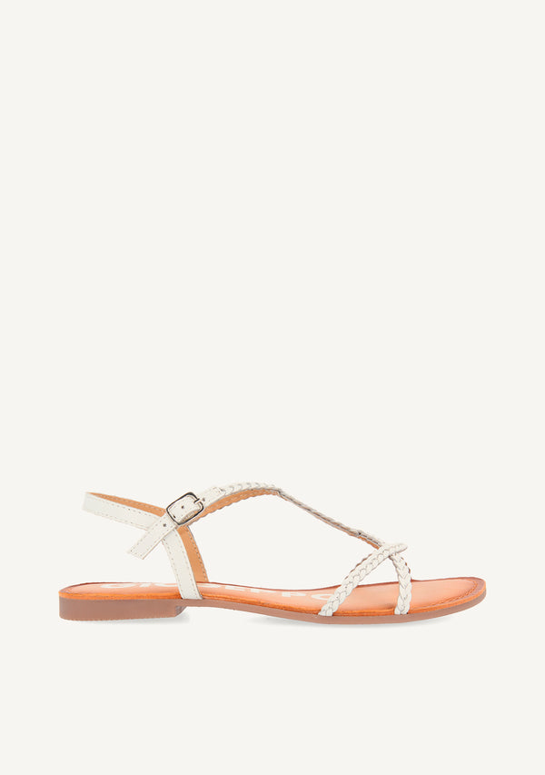 SANDALIAS BLANCAS PARA MUJER OSSIAN