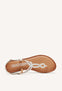 Sandalias de tiras trenzadas blancas para mujer FYFFE