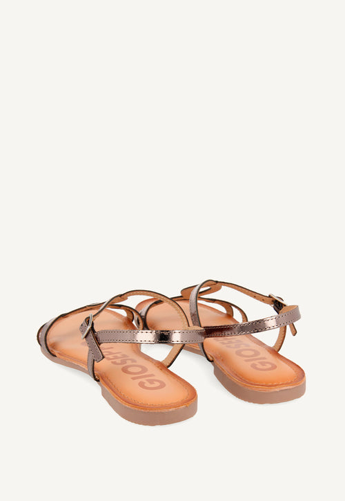 Sandalias de tiras finas plomo para mujer NAVASSA
