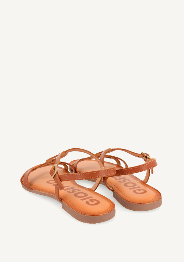 Sandalias de tiras finas marrones para mujer NAVASSA