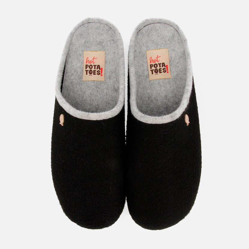 Black Hot Potatoes slippers LABINSK