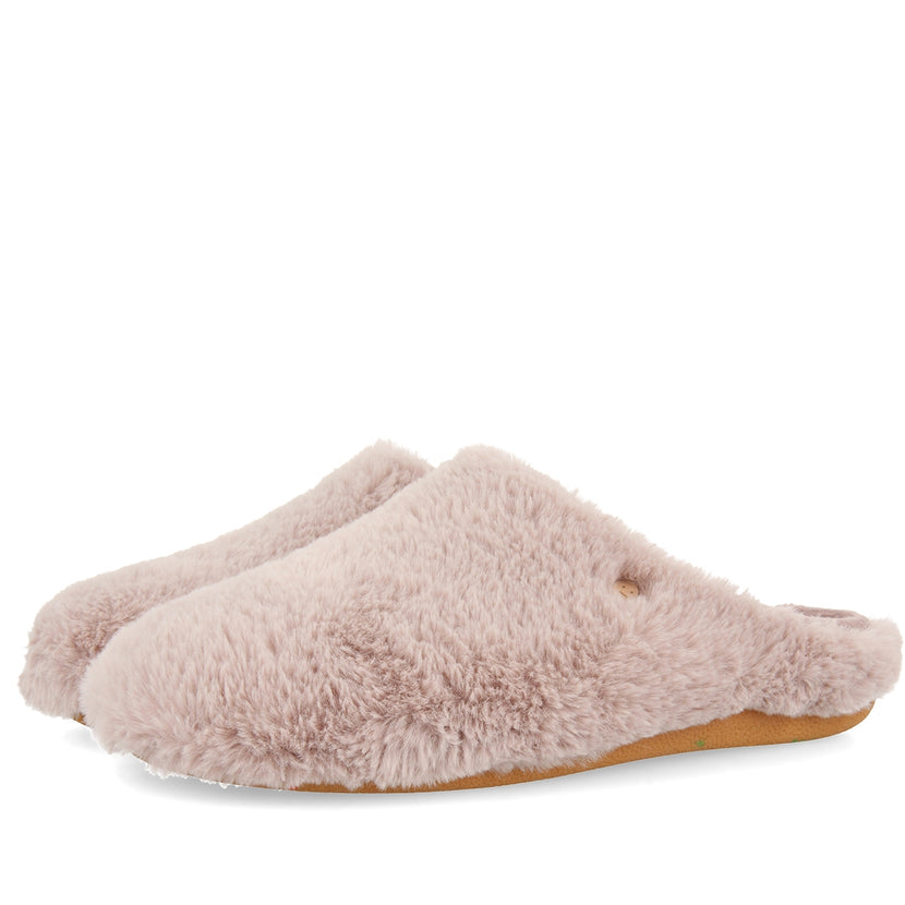 Zapatillas de estar por casa Hot Potates de pelo beige KEMEROVO