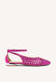 FUCSIA BRAIDED BALLERINA PUMPS FOR WOMAN DELL