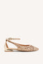 GOLDEN BALLERINA PUMPS FOR WOMAN DELL