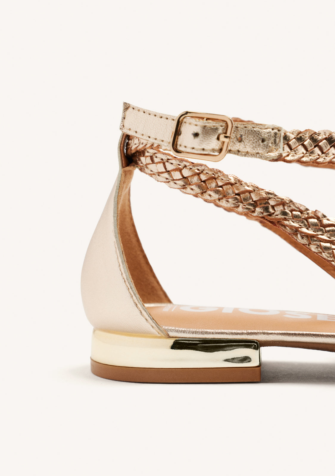 GOLDEN BALLERINA PUMPS FOR WOMAN DELL