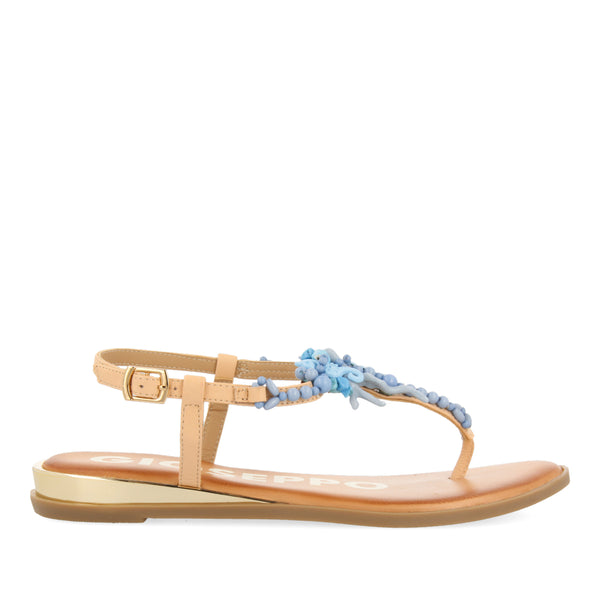 SANDALIAS AZULES CON DETALLES PARA MUJER ALBANY