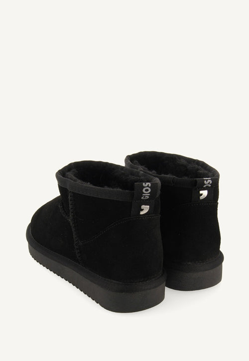 BOTAS AUSTRALIANAS COLOR NEGRO DE CAÑA BAJA PARA MUJER BEREK