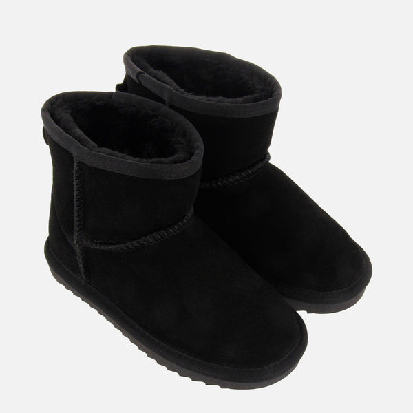 BOTA AUSTRALIANA PIEL NEGRA PARA NIÑA COFFS