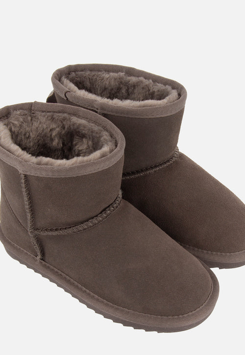 BOTA AUSTRALIANA PIEL TAUPE PARA NIÑA COFFS