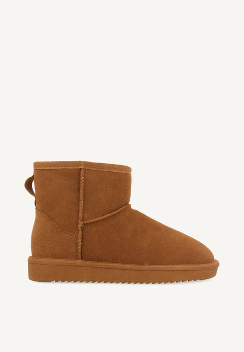 BOTAS AUSTRALIANAS COLOR CUERO DE CAÑA MEDIA PARA MUJER GILLIAM
