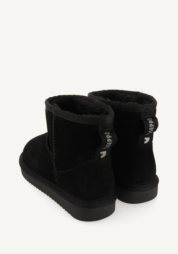  BOTAS AUSTRALIANAS COLOR NEGRO DE CAÑA MEDIA PARA MUJER GILLIAM