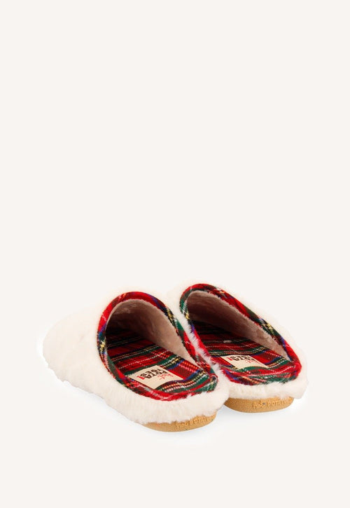 ZAPATILLAS DE ESTAR POR CASA HOT POTATOES DE PELO BEIGE GALIZEIN