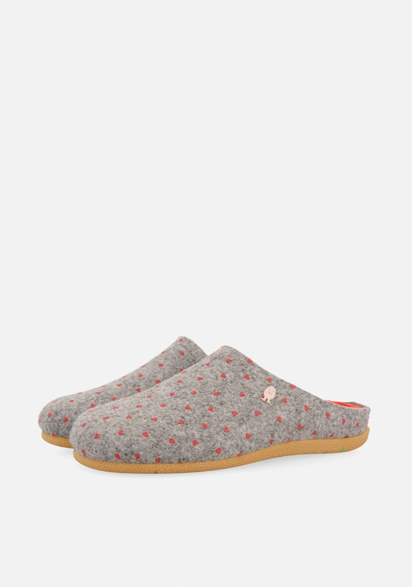 Pantofole grigie Hot Potatoes HITTISAU