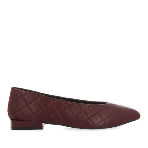 BALLERINAS EN CUIR REMBOURRÉ SIGDAL