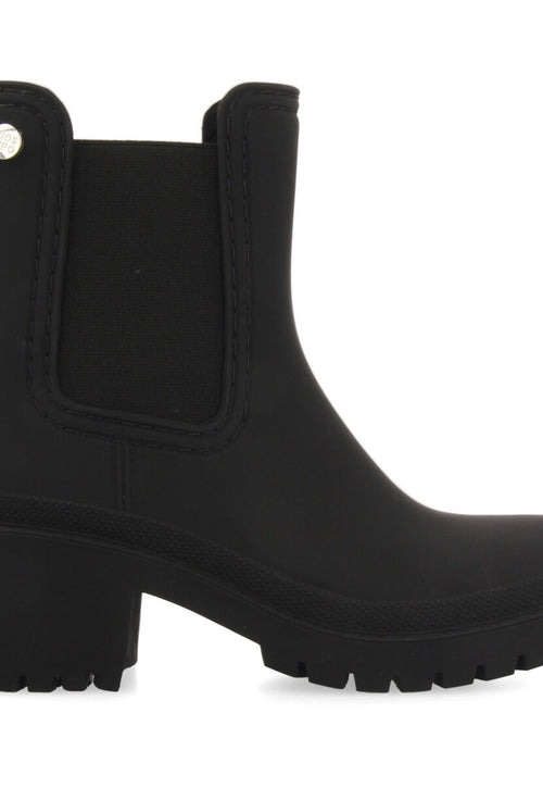 Botines de agua estilo botín chelsea negros para mujer LESJA 