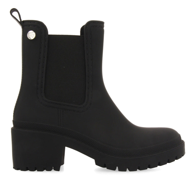Black wellies in chelsea style for woman LESJA