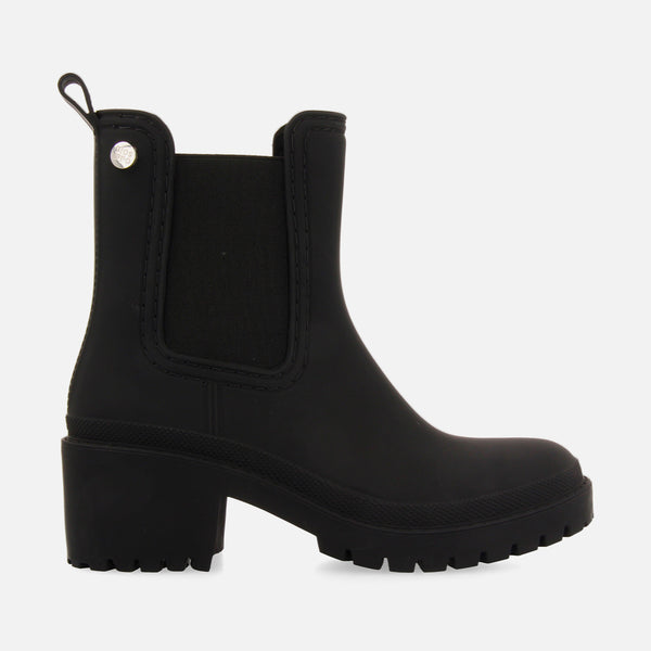Black wellies in chelsea style for woman LESJA