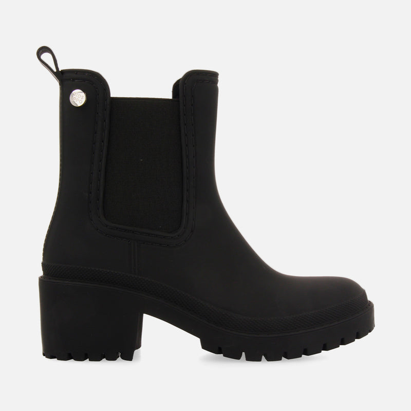 Black wellies in chelsea style for woman LESJA