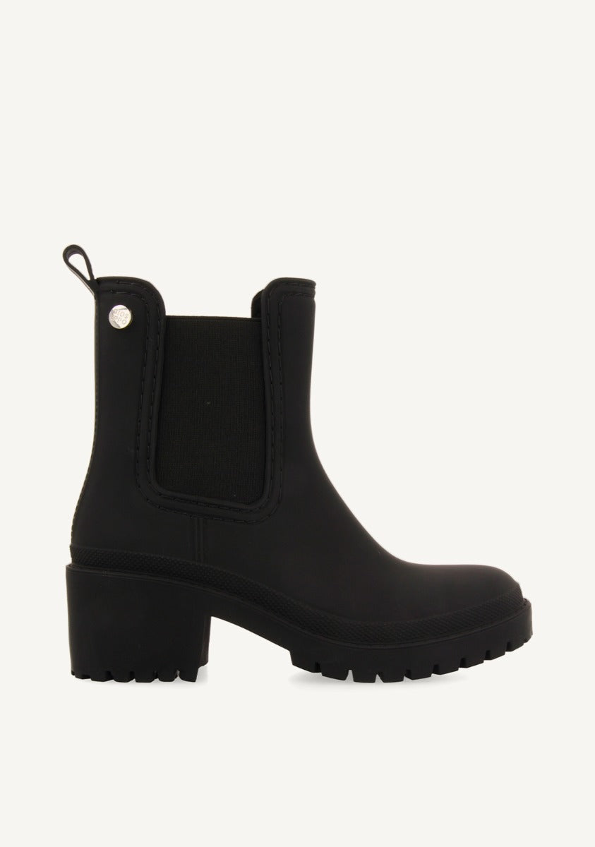 Stivali di pioggia stile chelsea neri da donna LESJA