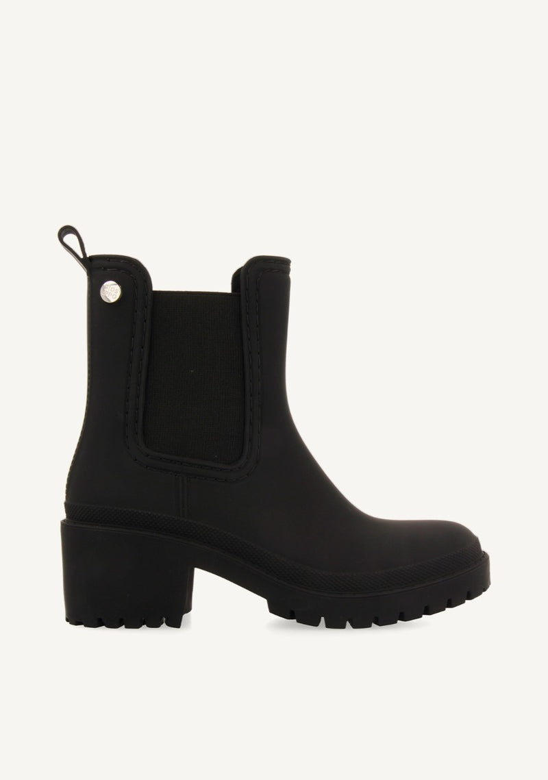 Black wellies in chelsea style for woman LESJA