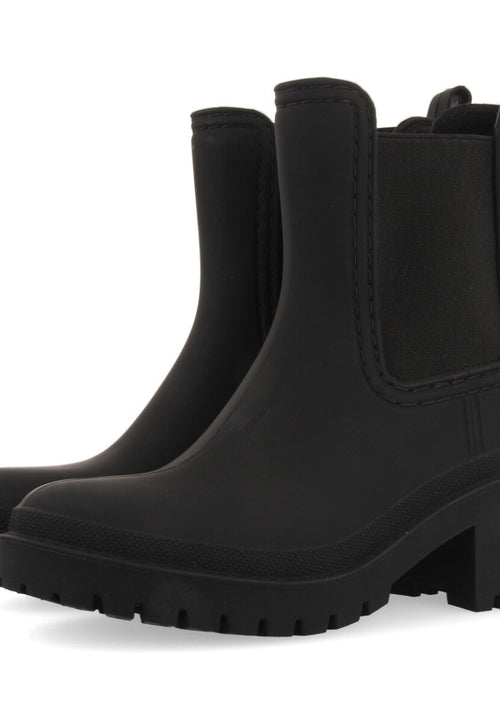 Botines de agua estilo botín chelsea negros para mujer LESJA 