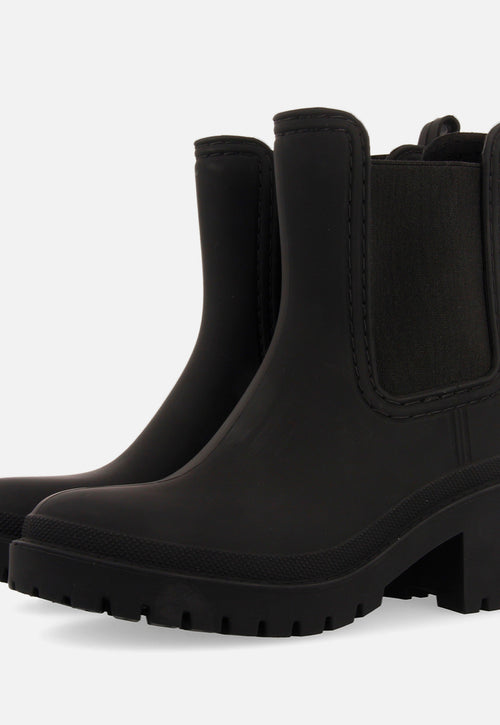 Botines de agua estilo botín chelsea negros para mujer LESJA 
