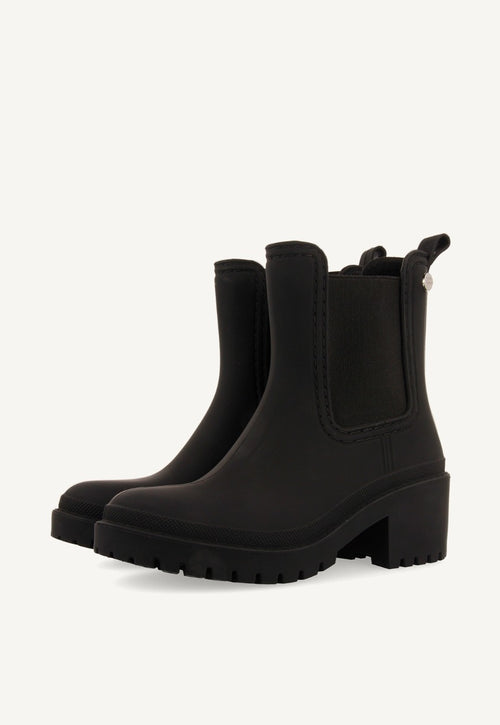 Botines de agua estilo botín chelsea negros para mujer LESJA 
