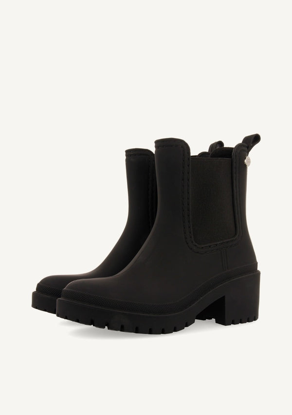 Black wellies in chelsea style for woman LESJA
