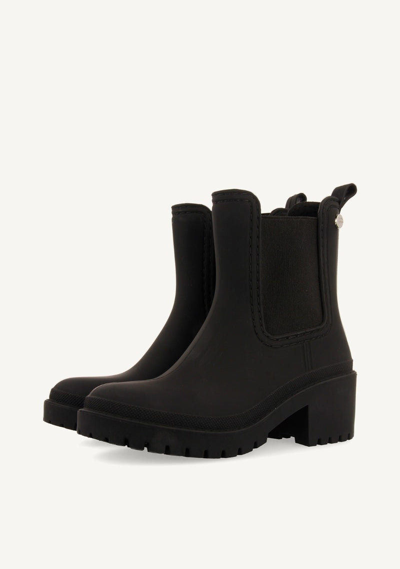 Black wellies in chelsea style for woman LESJA