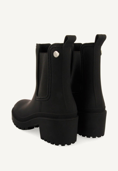 Botines de agua estilo botín chelsea negros para mujer LESJA 