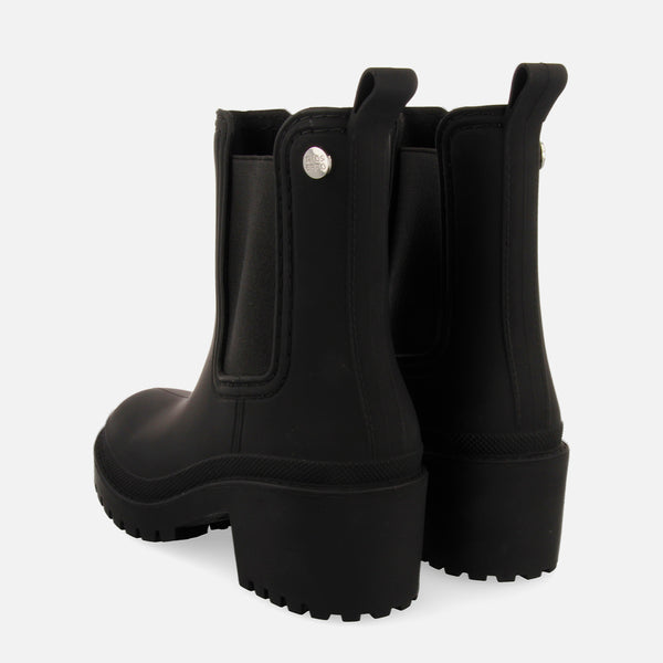 Black wellies in chelsea style for woman LESJA