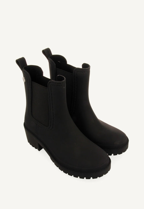 Botines de agua estilo botín chelsea negros para mujer LESJA 