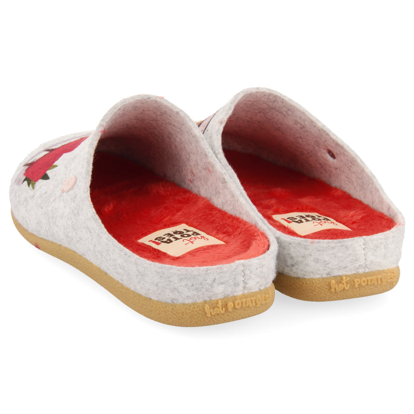 ZAPATILLAS DE ESTAR POR CASA DE LA COLECCIÓN HOT POTATOES HASLACH