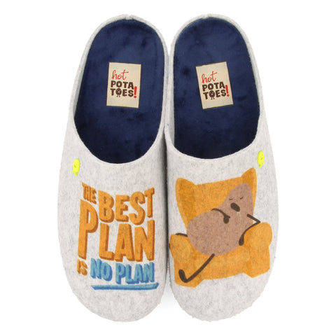 ZAPATILLAS DE ESTAR POR CASA DE LA COLECCIÓN HOT POTATOES GRAMAIS 