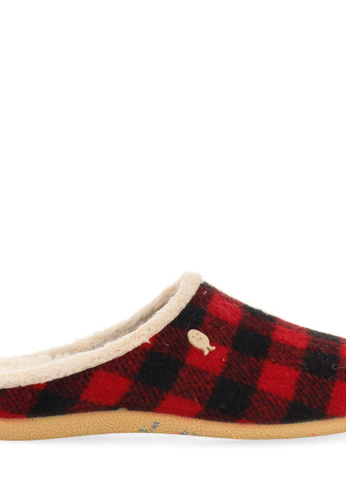 ZAPATILLAS INFANTILES DE ESTAR POR CASA EN COLOR ROJO DE LA COLECCIÓN HOT POTATOES SKOVDE