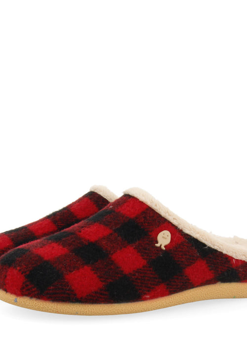 ZAPATILLAS INFANTILES DE ESTAR POR CASA EN COLOR ROJO DE LA COLECCIÓN HOT POTATOES SKOVDE