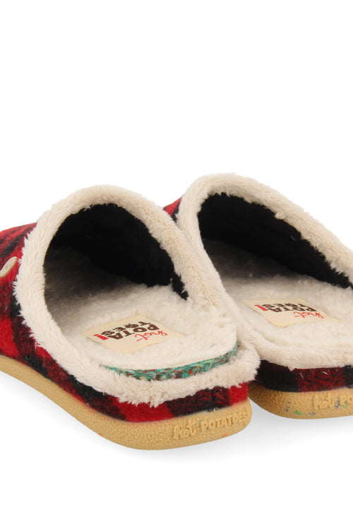 ZAPATILLAS INFANTILES DE ESTAR POR CASA EN COLOR ROJO DE LA COLECCIÓN HOT POTATOES SKOVDE