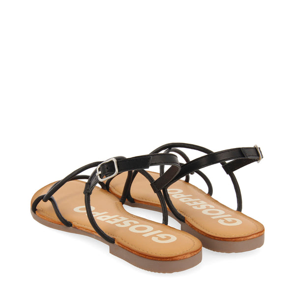 SANDALIAS EN COLOR NEGRO CON TIRAS FINAS PARA MUJER GUIRA